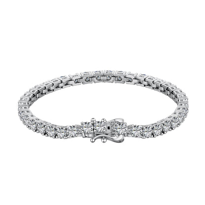 [Love More]Luxurious Ornate Round Cut Tennis Bracelet