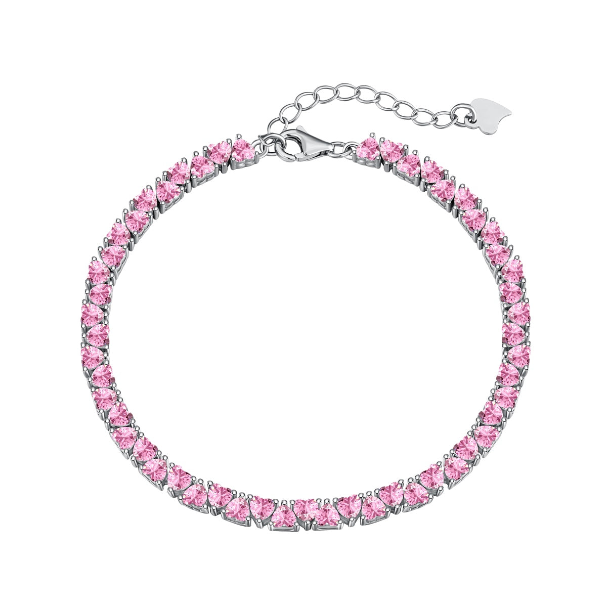 [Love More]Dazzling Romantic Heart Shape Lover Bracelet