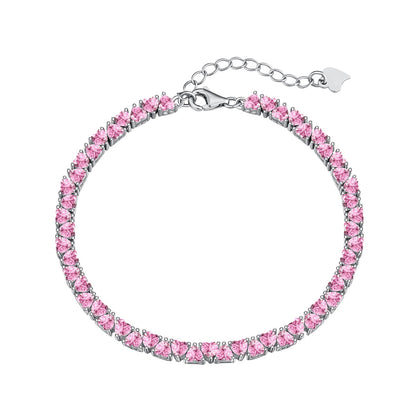 [Love More]Dazzling Romantic Heart Shape Lover Bracelet