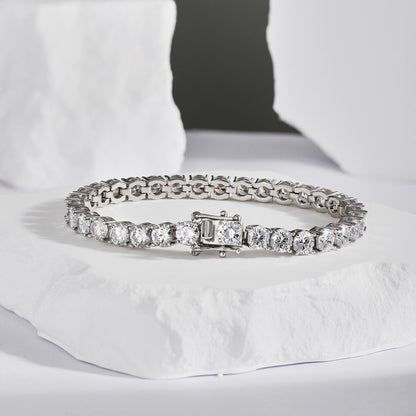 [Love More]Ornate Sparkling Round Cut Wedding Bracelet