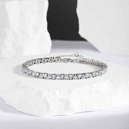 [Love More]Dazzling Romantic Heart Shape Lover Bracelet