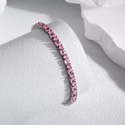 [Love More]Dazzling Romantic Heart Shape Lover Bracelet