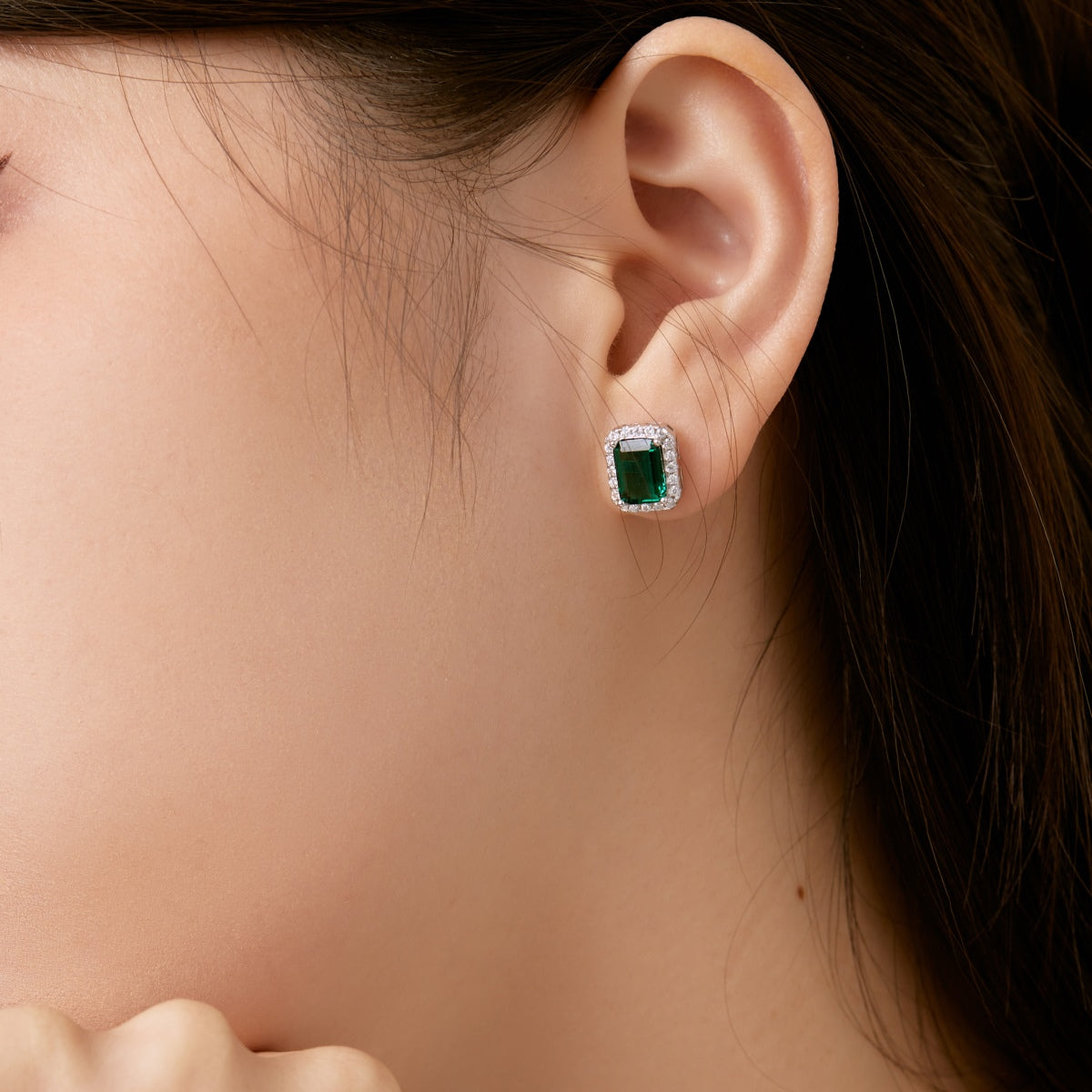[Love More]Luxurious Dainty Emerald Cut Banquet Earrings