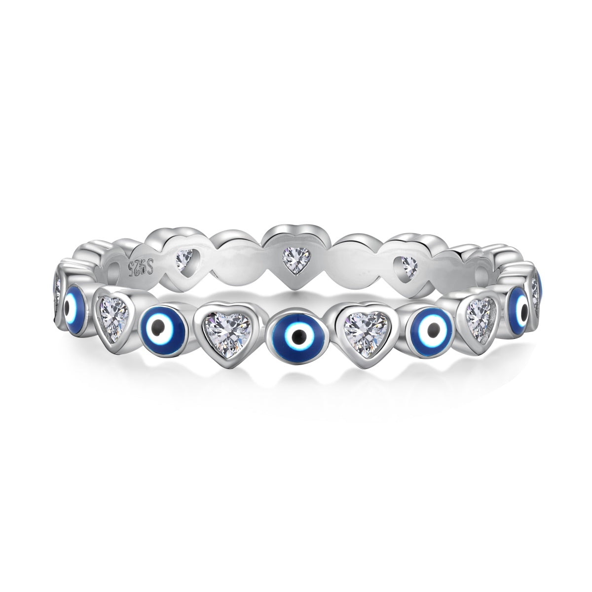 [Love More]Radiant Colorful Round Shape Daily Ring