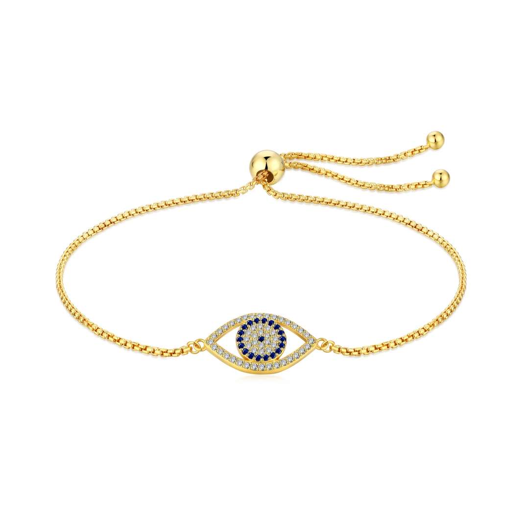 [Love More]Dazzling Eye Shape Necklace