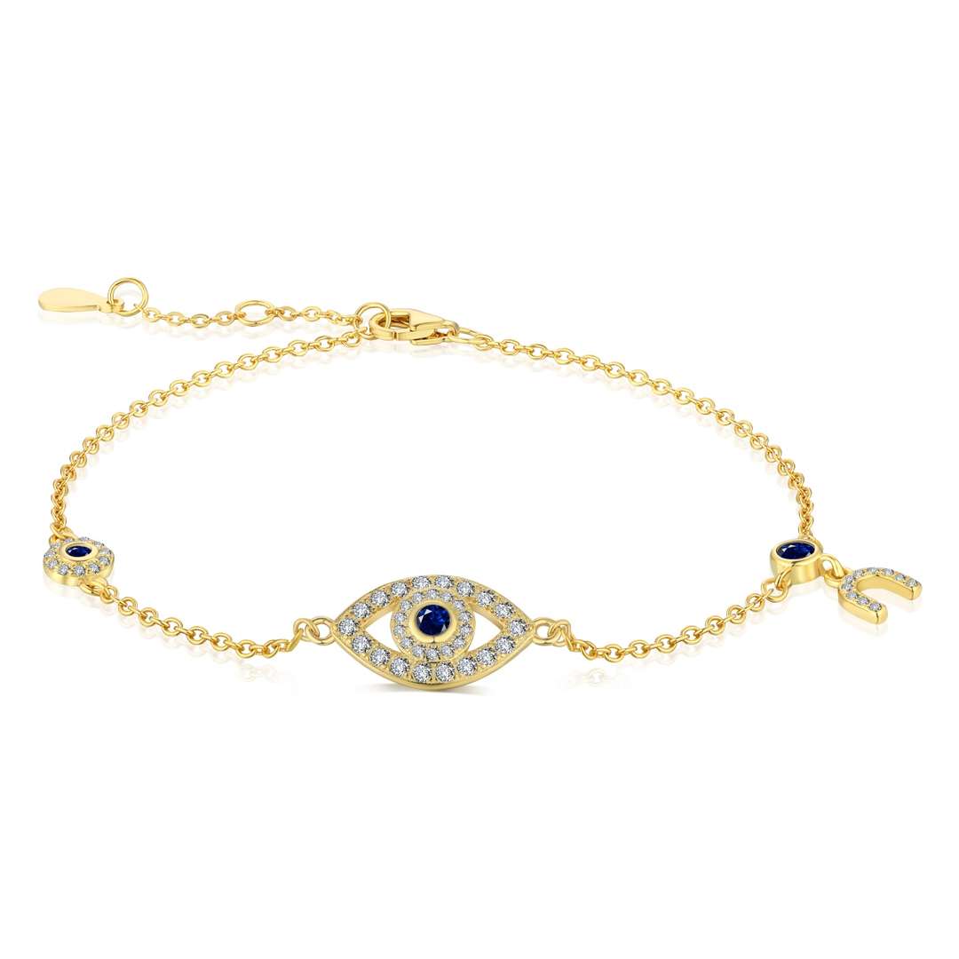 [Love More]Dainty Eye Shape Necklace