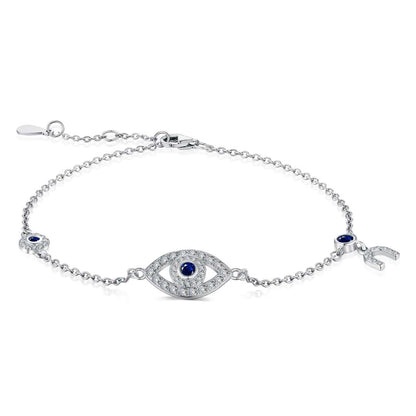 [Love More]Dainty Eye Shape Necklace
