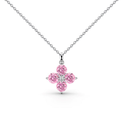 [Love More]Four-Leaf Clover And Eight-Pointed Star Necklace
