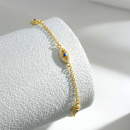 [Love More]Evil Eye Shape Pendent Necklace