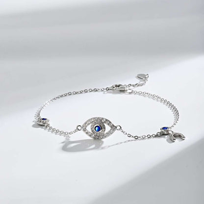 [Love More]Dainty Eye Shape Necklace
