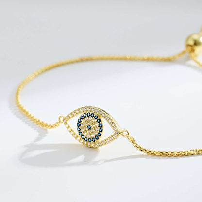 [Love More]Dazzling Eye Shape Necklace