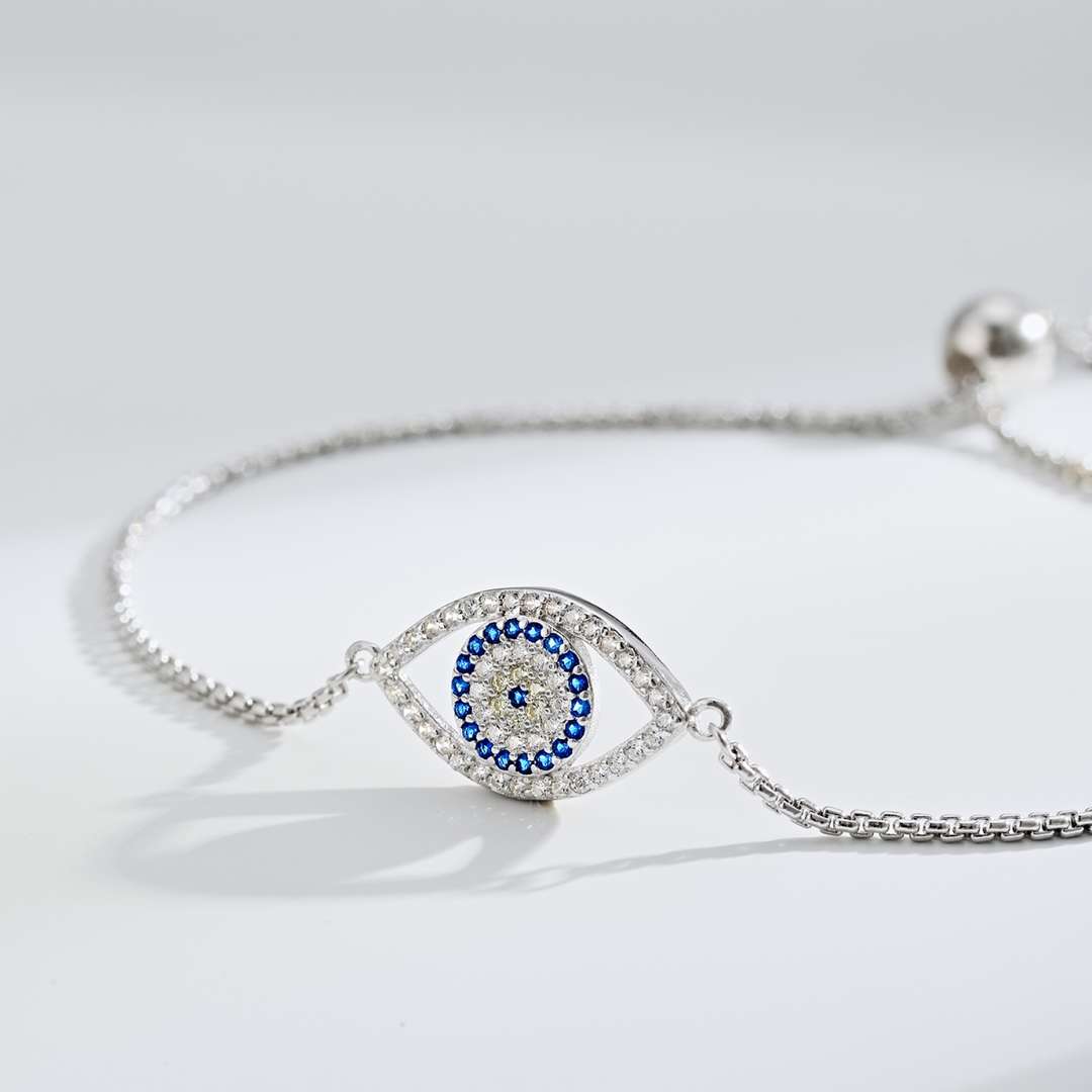 [Love More]Dazzling Eye Shape Necklace