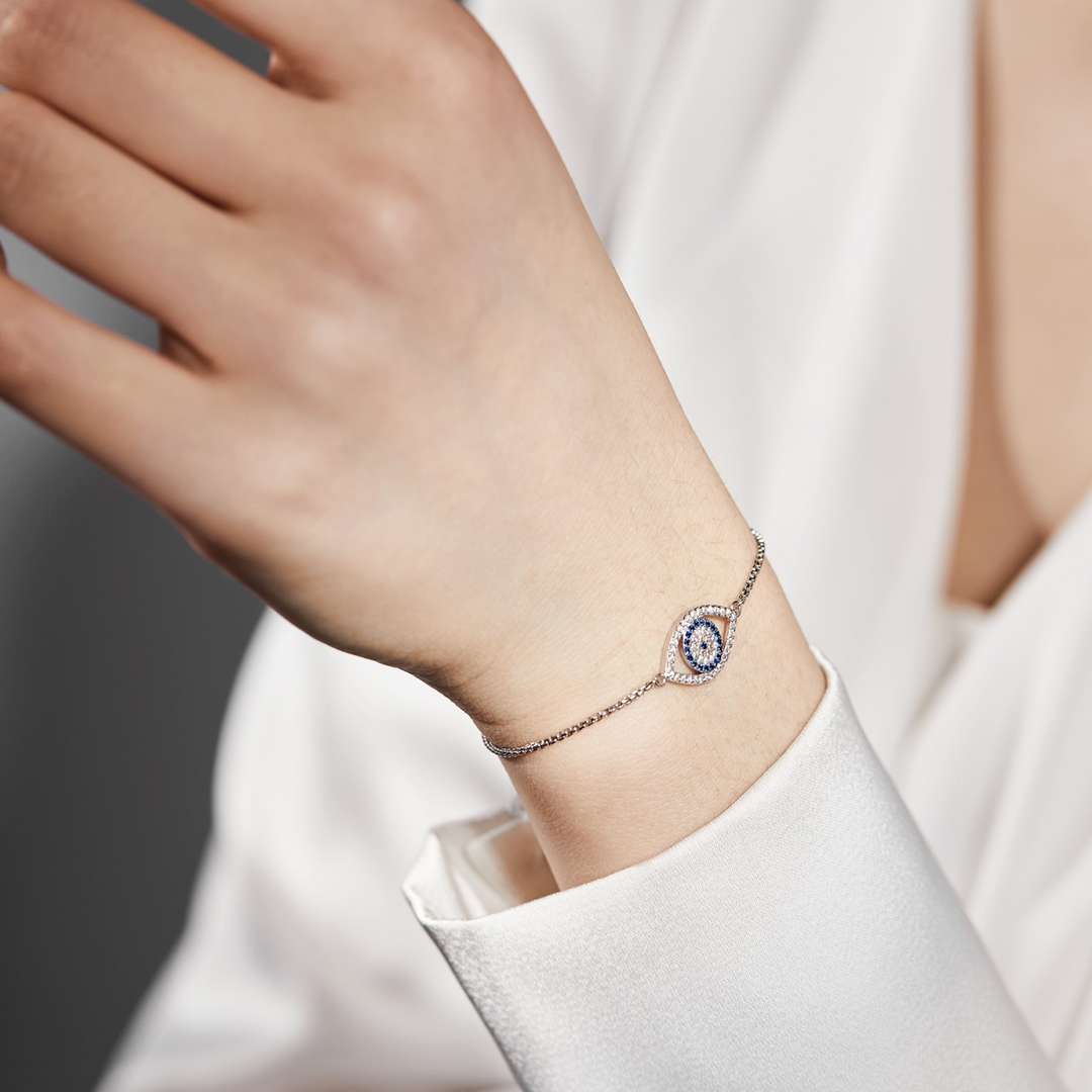 [Love More]Dazzling Eye Shape Necklace