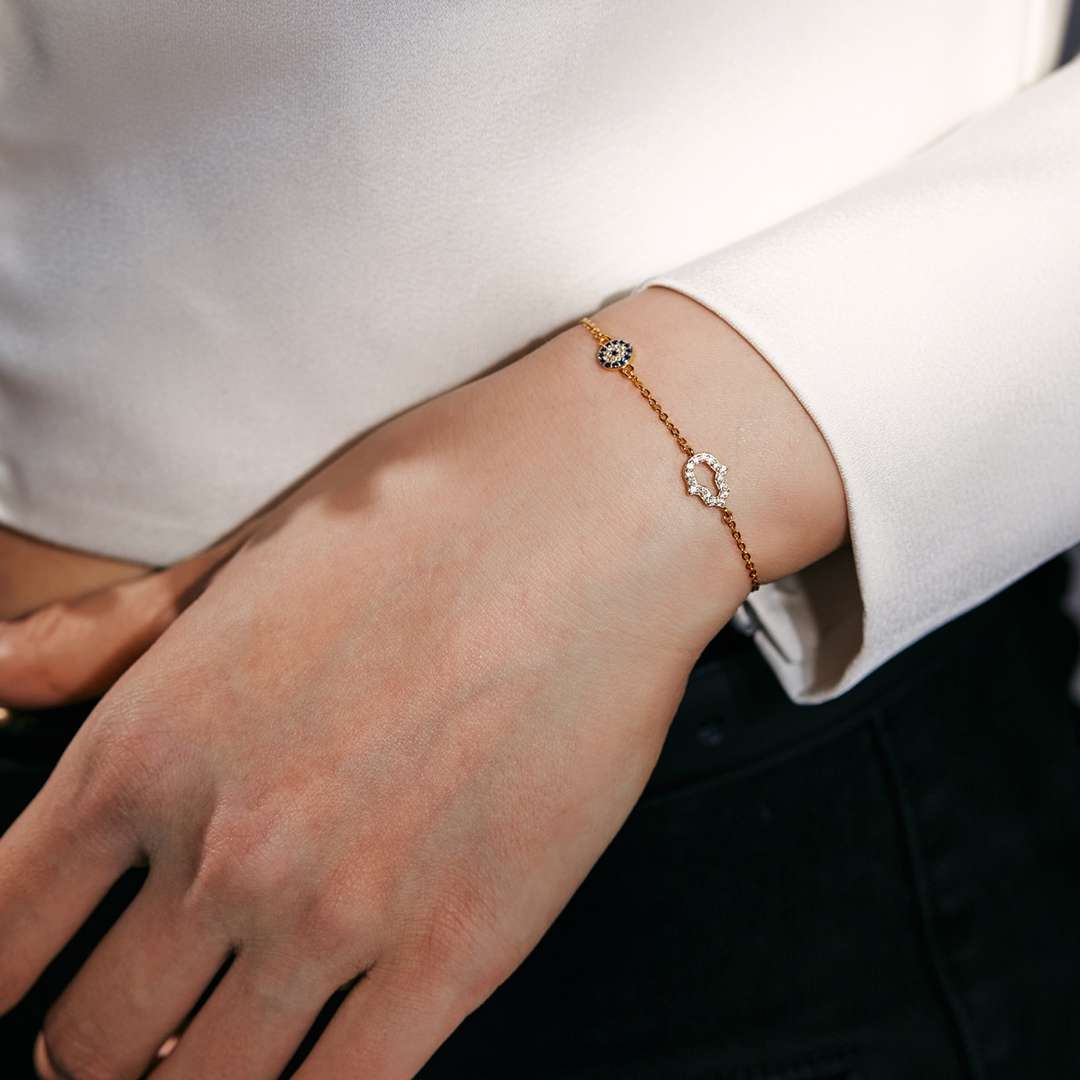 [Love More]Gost Shape & Round Shape Necklace