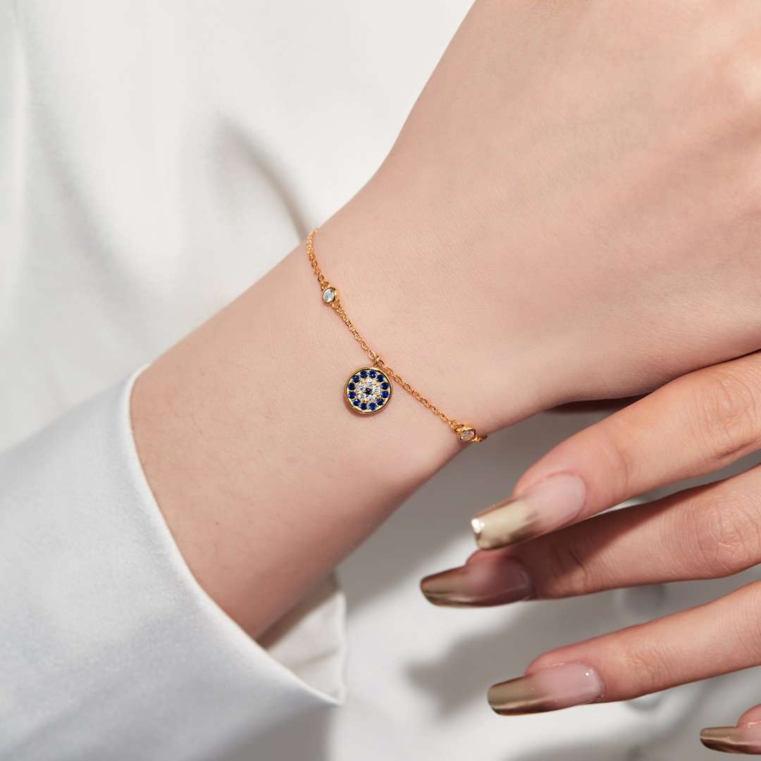 [Love More]Devil's Eye Round Shape Bracelet