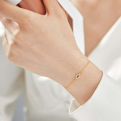 [Love More]Evil Eye Shape Necklace