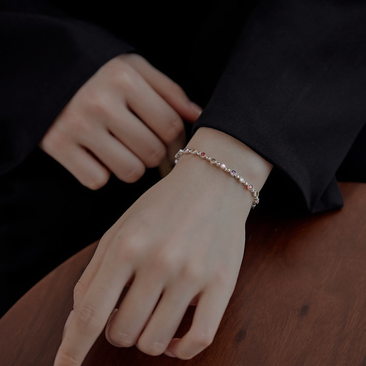 [Love More]Sparkling Exquisite Round Cut Party Bracelet