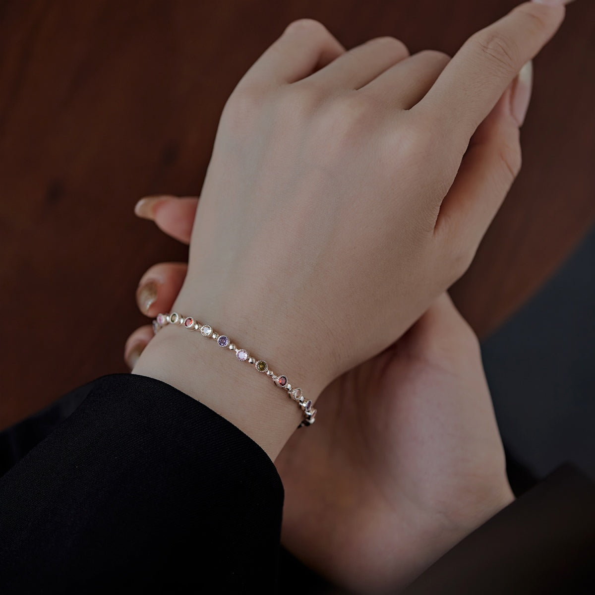 [Love More]Sparkling Exquisite Round Cut Party Bracelet