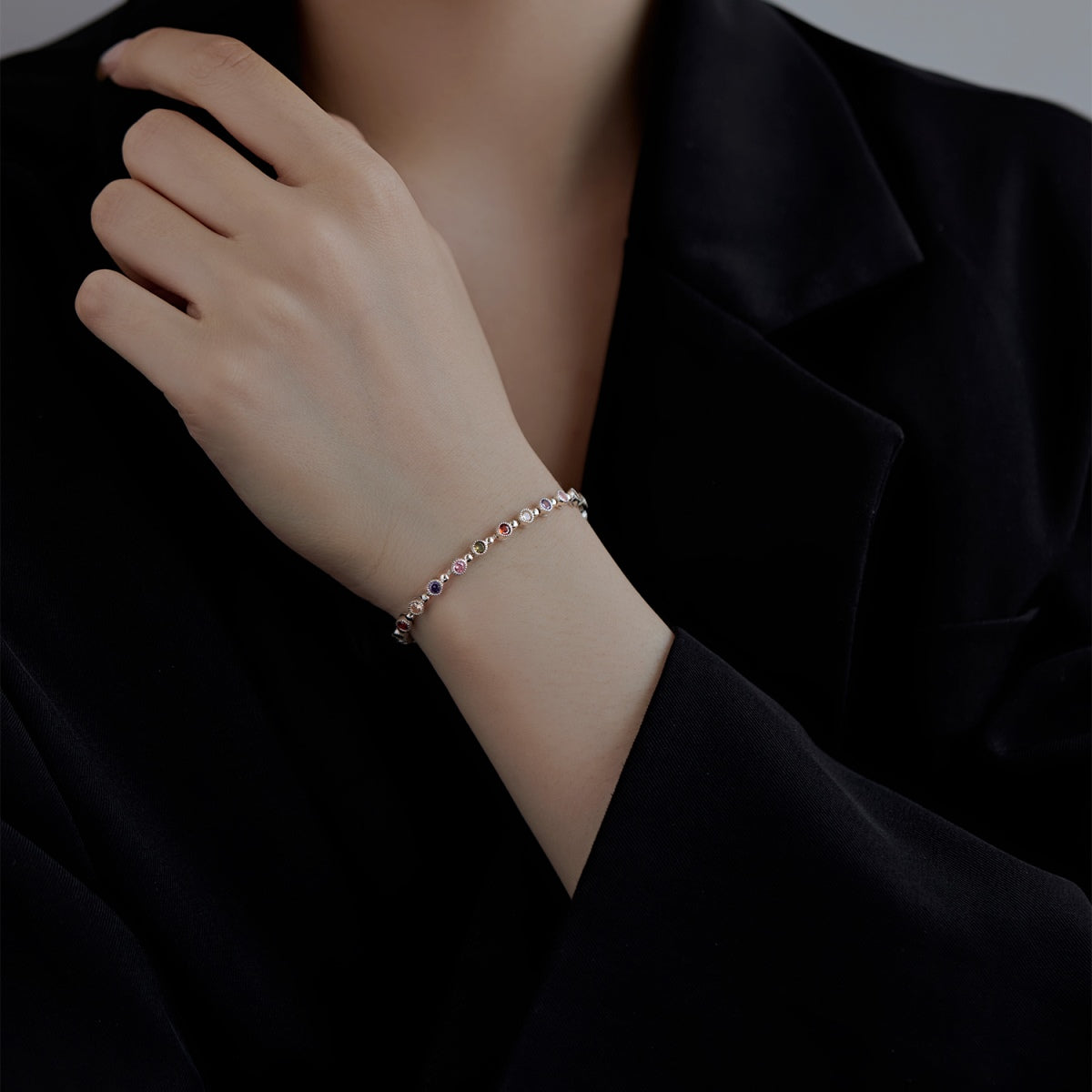[Love More]Sparkling Exquisite Round Cut Party Bracelet