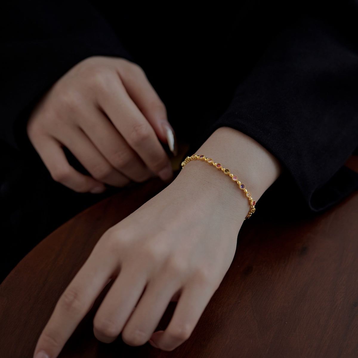 [Love More]Sparkling Exquisite Round Cut Party Bracelet