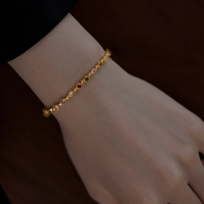 [Love More]Sparkling Exquisite Round Cut Party Bracelet