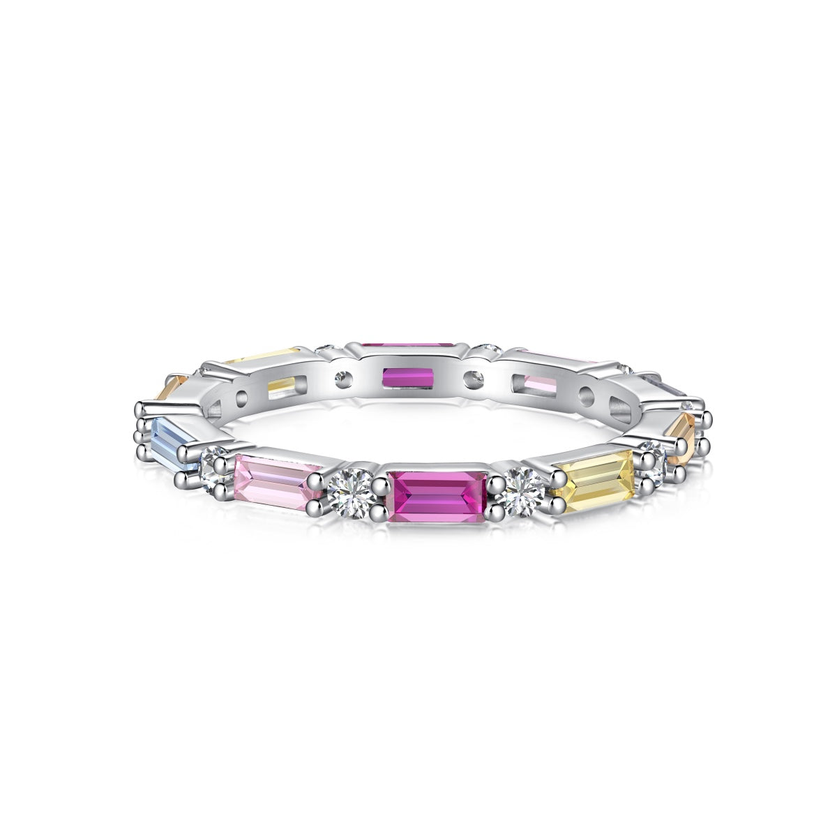 [Love More]Lively In Shades Elegant Radiant Cut Daily Ring