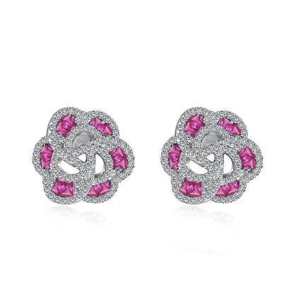 [Love More]Exquisite Flower Shape Daily Earrings