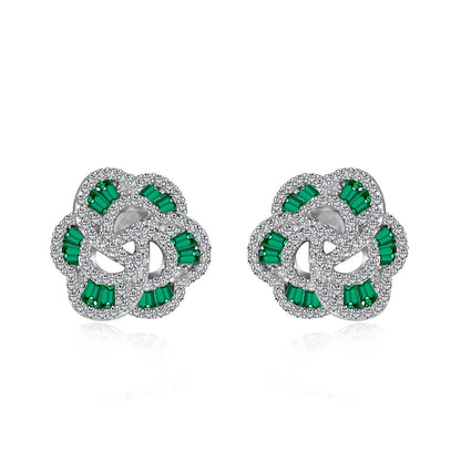 [Love More]Exquisite Flower Shape Daily Earrings