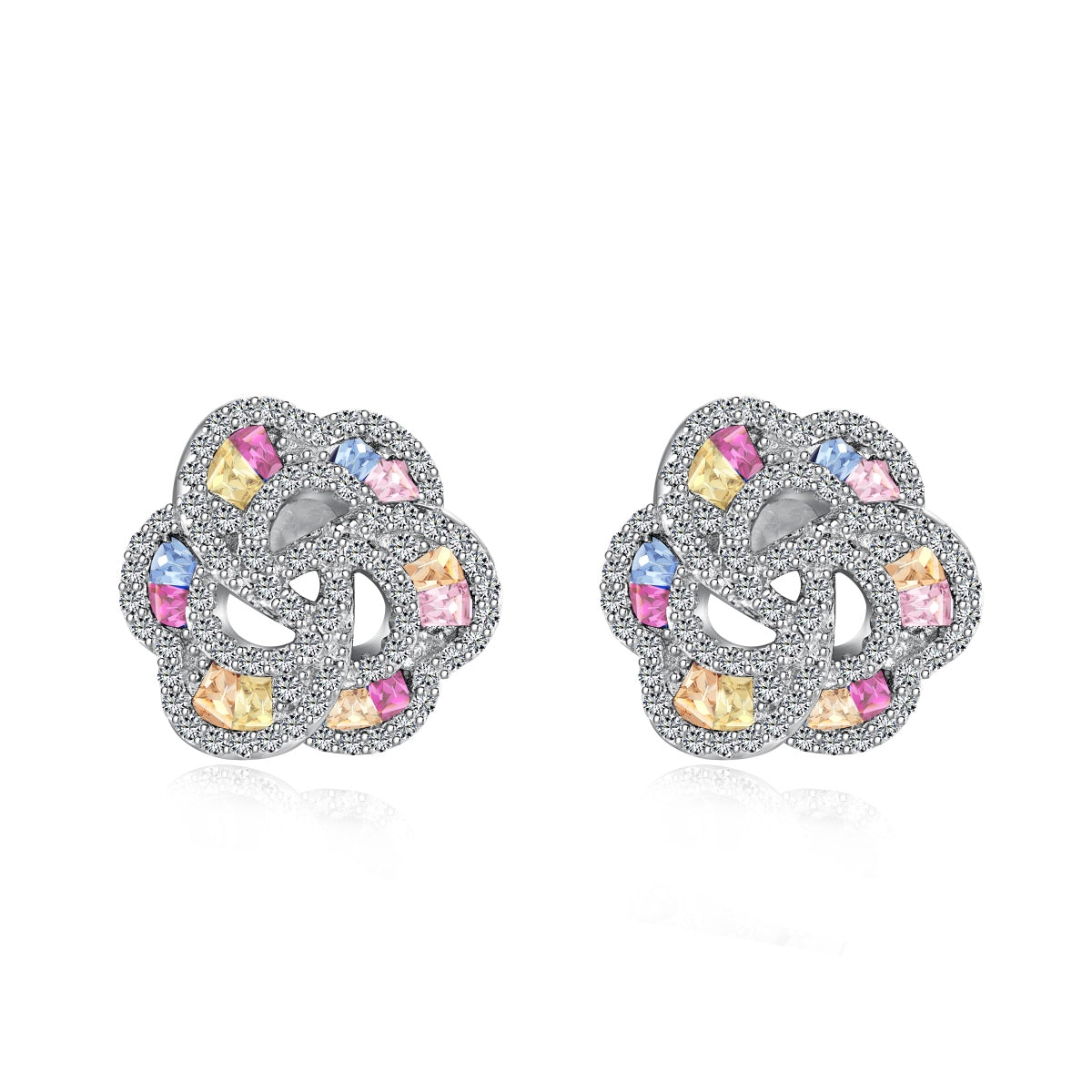 [Love More]Exquisite Flower Shape Daily Earrings
