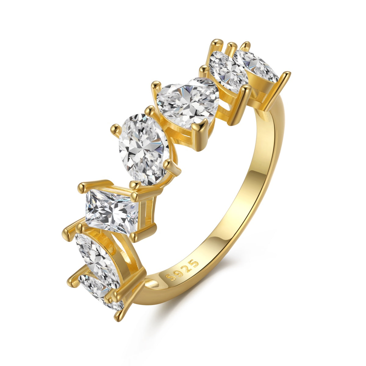 [Love More]Delicate Multi Cut Ring