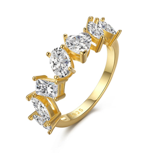 [Love More]Delicate Multi Cut Ring