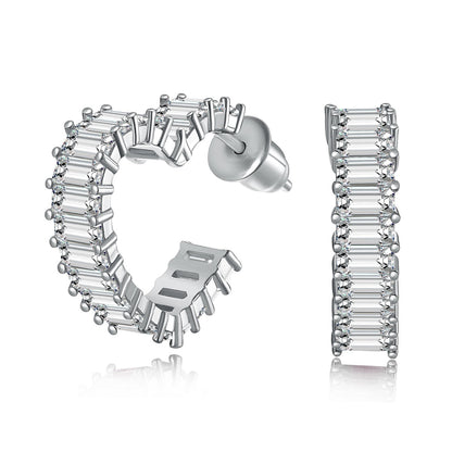 [Love More]Radiant Heart Cutout Earrings
