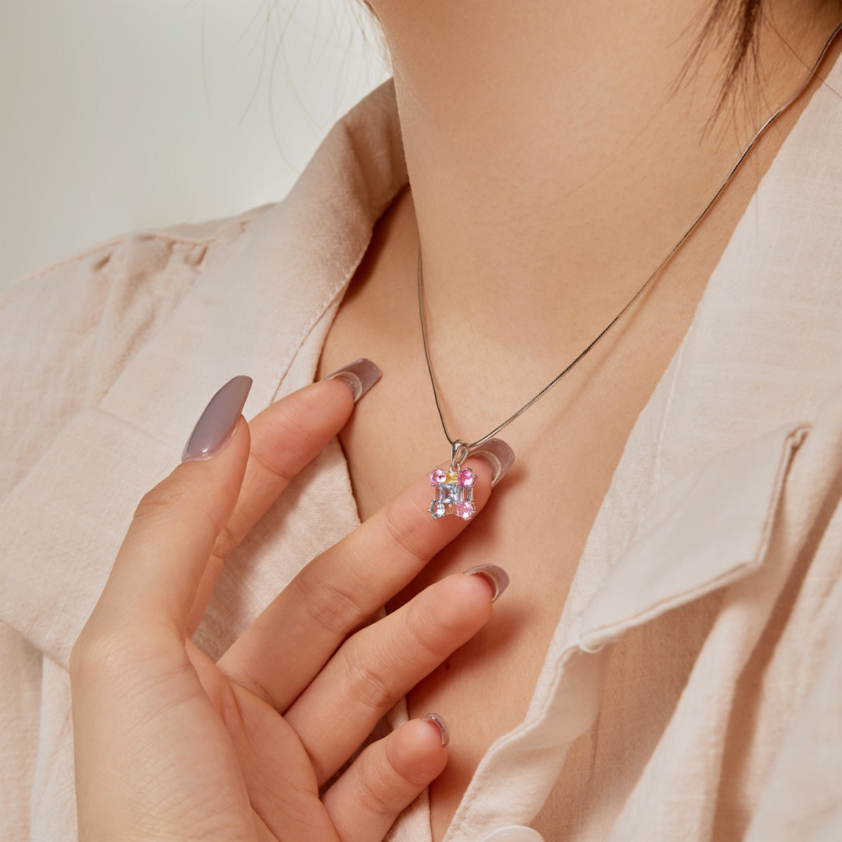 [Love More]Gorgeous Multi Colorful Necklace