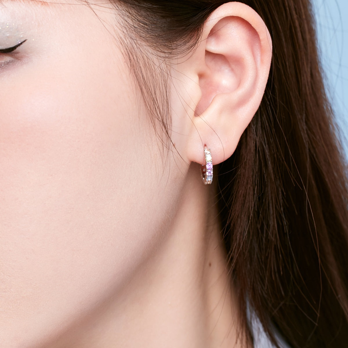 [Love More]Radiant Colorful Round Cut Earrings