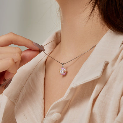 [Love More]Charming Flower Colorful Necklace