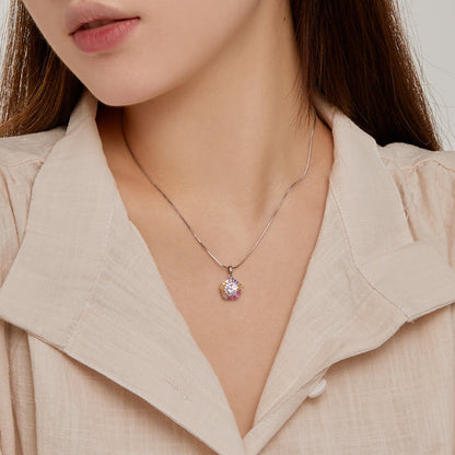 [Love More]Charming Flower Colorful Necklace