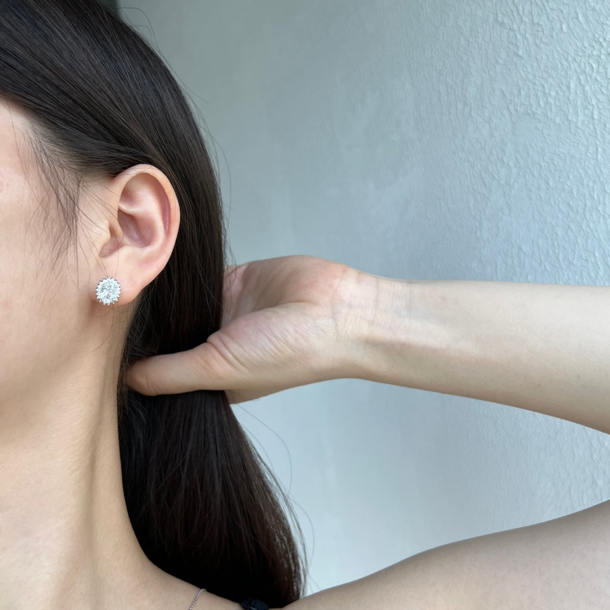 [Love More]Delicate Radiant Oval Cut Daily Earrings