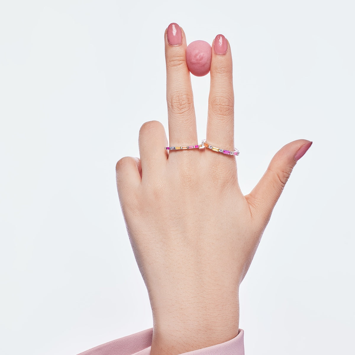 [Love More]Lively In Shades Elegant Radiant Cut Daily Ring
