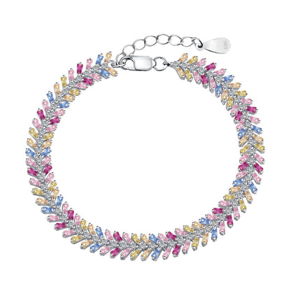 [Love More]Dainty Radiant Emerald Cut Daily Bracelet