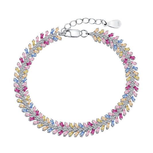 [Love More]Dainty Radiant Emerald Cut Daily Bracelet