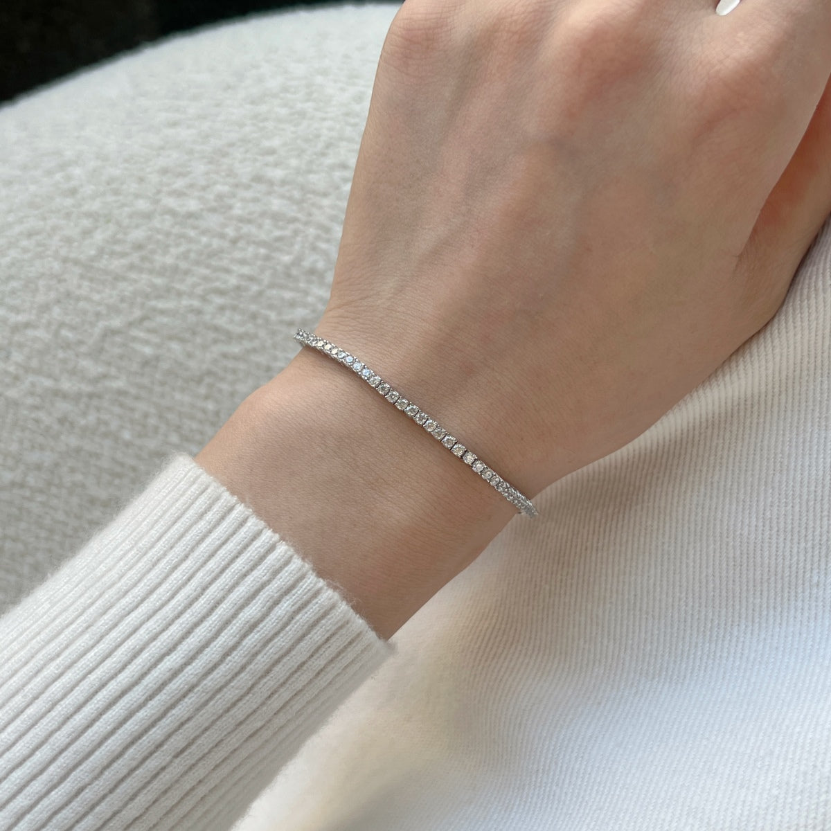 [Love More]Dazzling Exquisite Round Cut Daily Bracelet