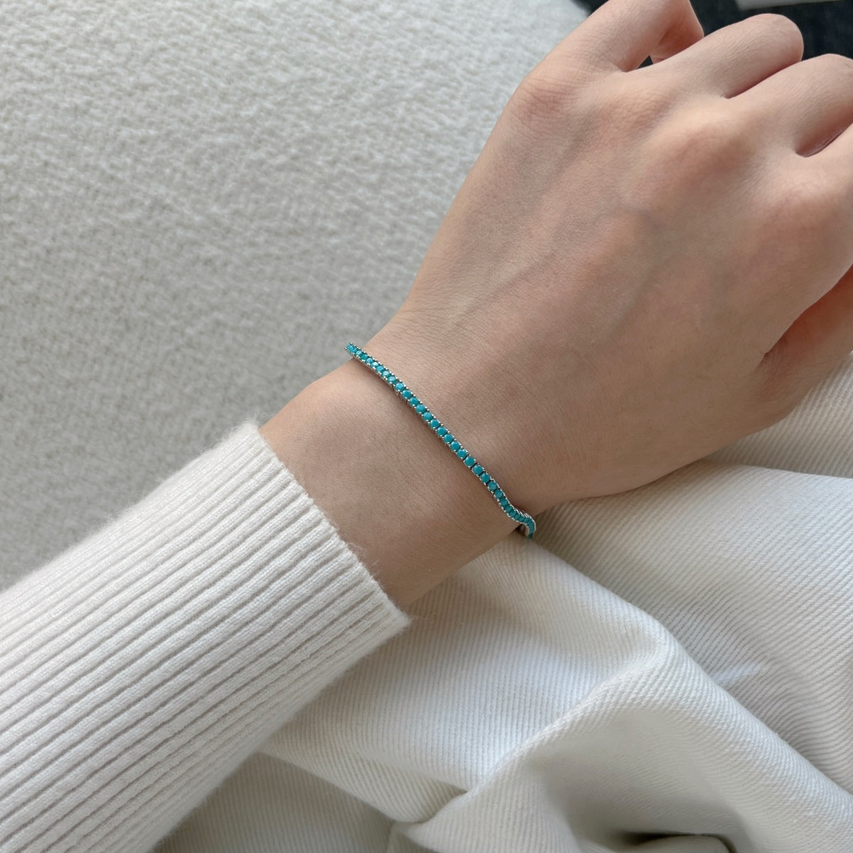 [Love More]Dazzling Exquisite Round Cut Daily Bracelet
