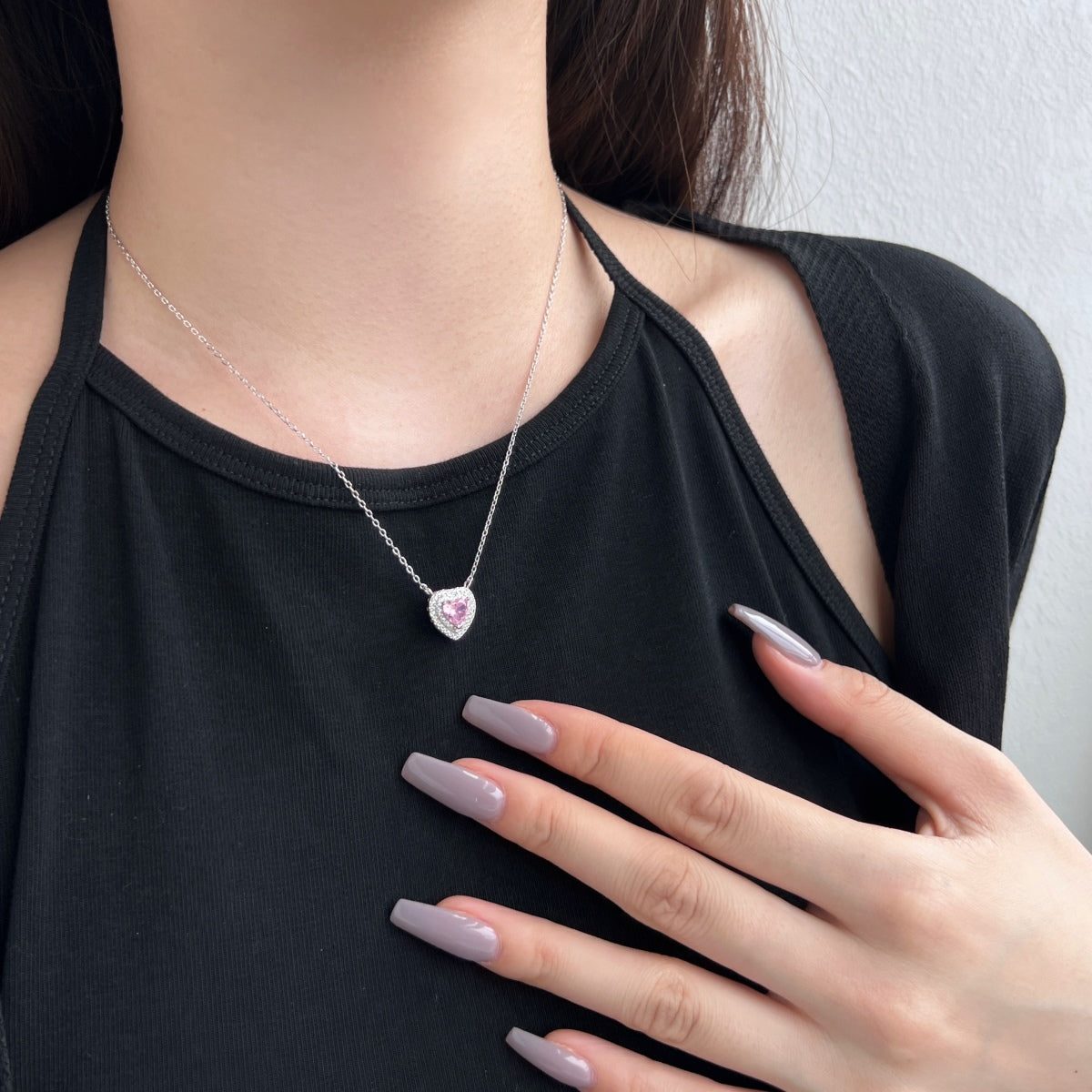 [Love More]Exquisite Heart Shape Necklace