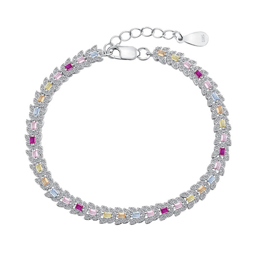 [Love More]Delicate Colorful Multi Cut Daily Bracelet