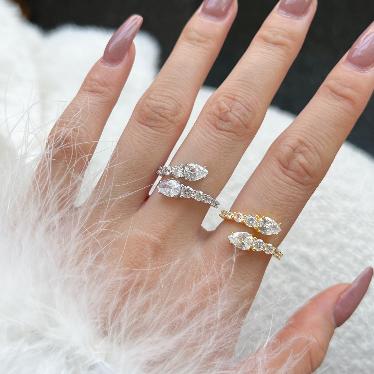 [Love More]Delicate Lively Snake Shape Daily Ring