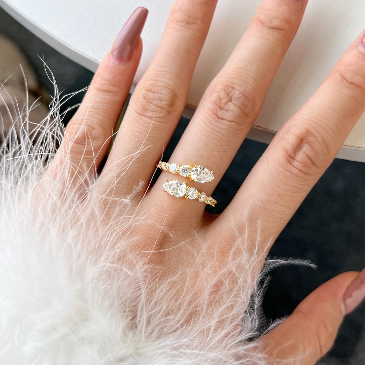 [Love More]Delicate Lively Snake Shape Daily Ring