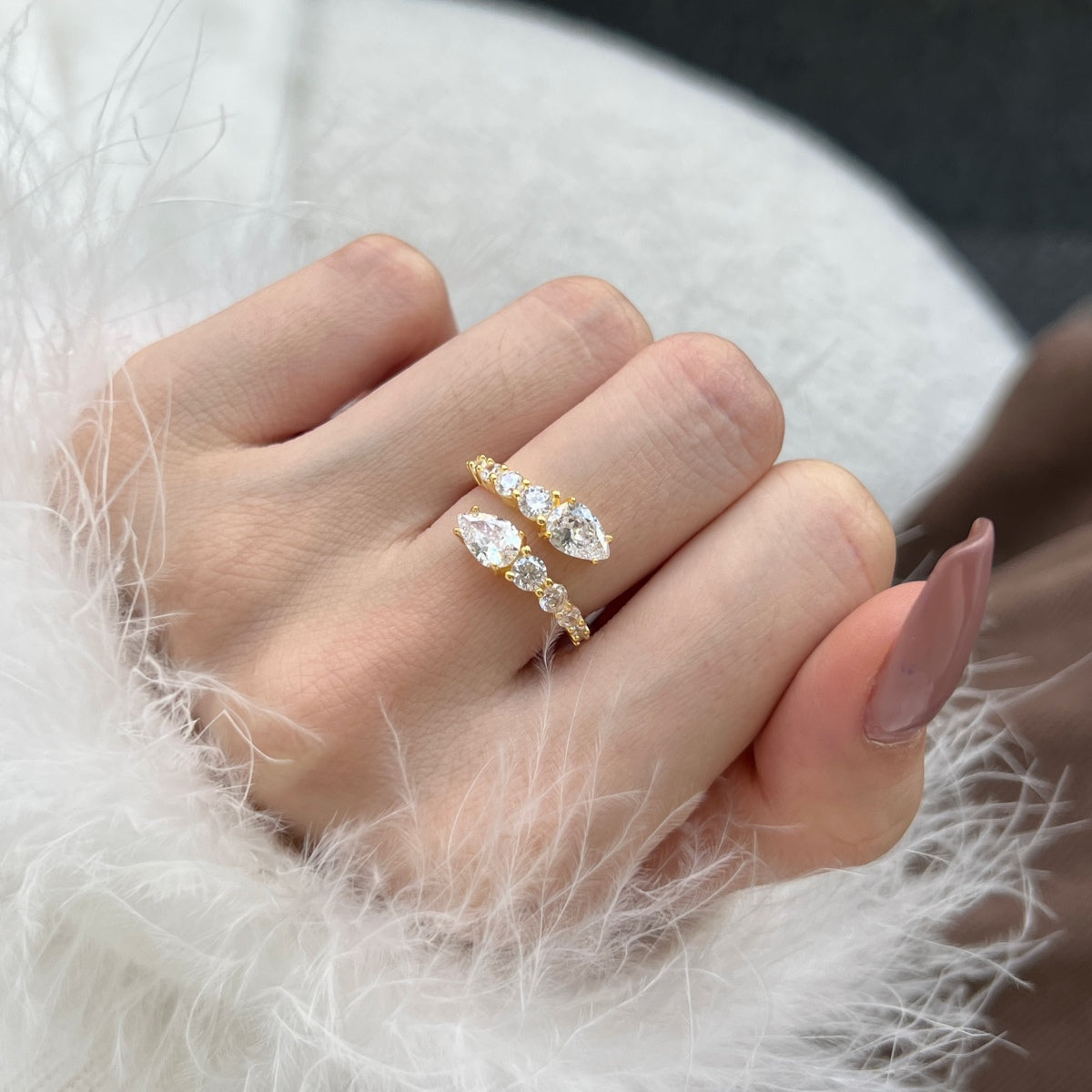 [Love More]Delicate Lively Snake Shape Daily Ring