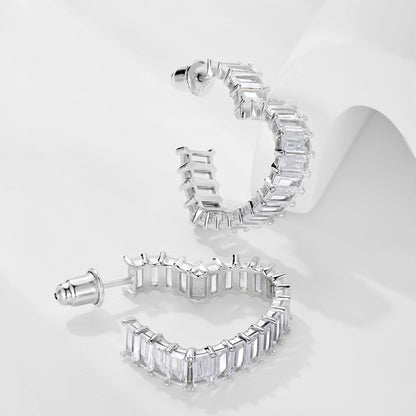 [Love More]Radiant Heart Cutout Earrings
