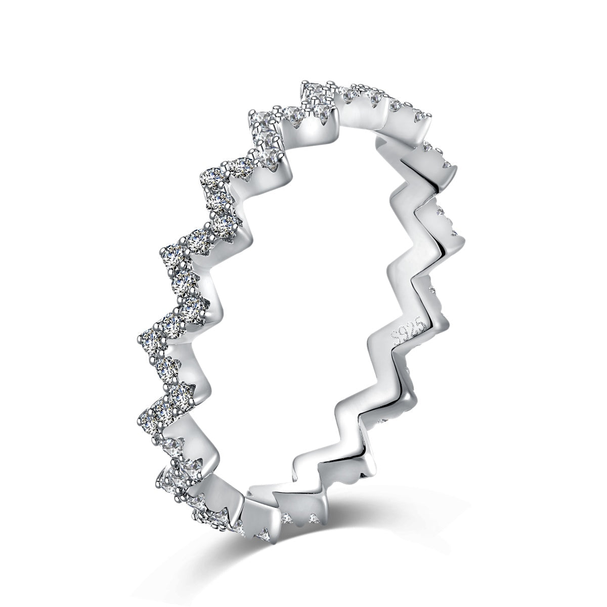 [Love More]Delicate Enchanting Wave Shape Daily Ring