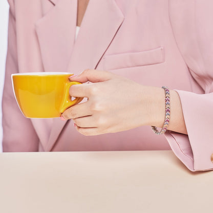 [Love More]Ornate Sparkling Round Cut Party Bracelet